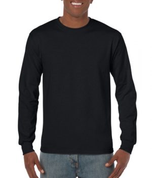 PLAYERA CUELLO REDONDO MANGA LARGA CABALLERO GILDAN 5400