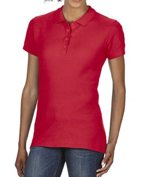 PLAYERA TIPO POLO DAMA GILDAN SOFTSTYLE 64800L