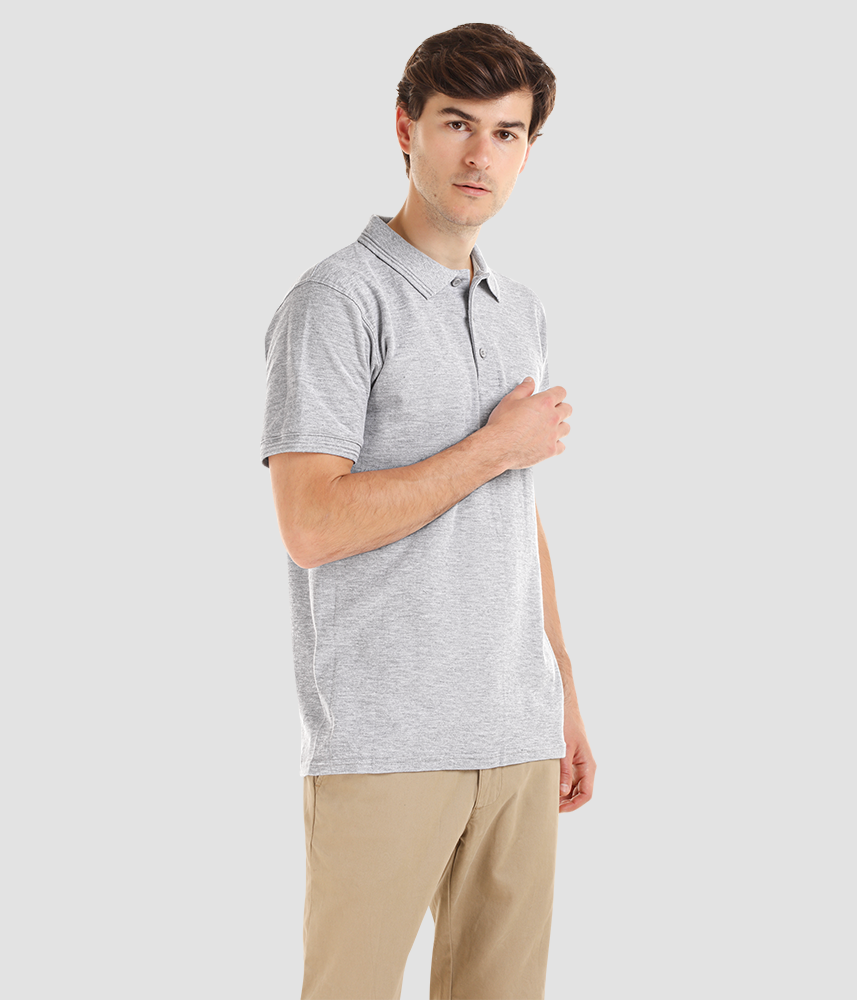 PLAYERA TIPO POLO CABALLERO EUROCOTTON